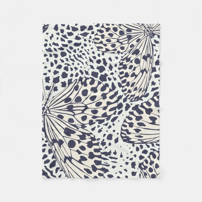 Cobertor De Velo Padrão da borboleta (Frente)