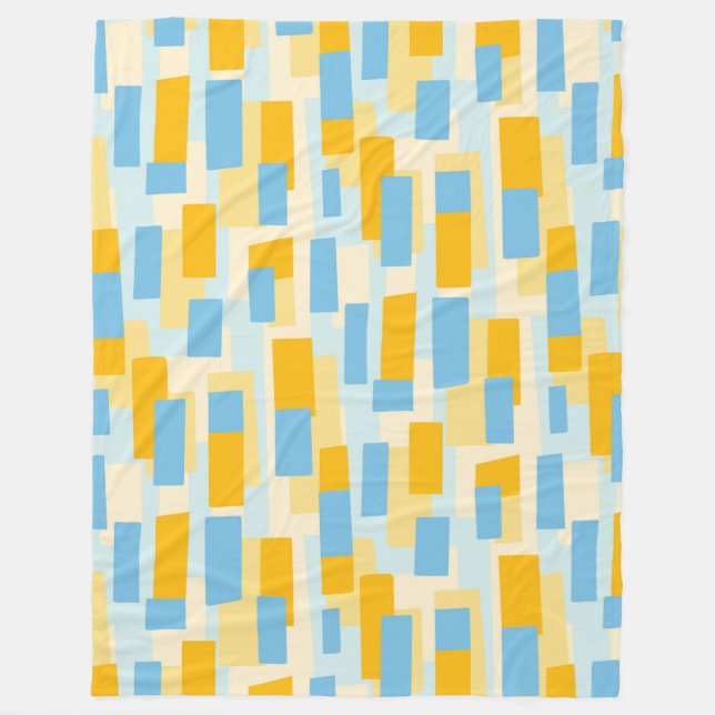 Cobertor De Velo Padrão de Abstrato de cor 121022 (Frente)