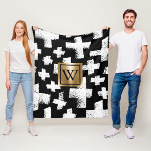 Cobertor De Velo Padrão de Abstrato do pincel