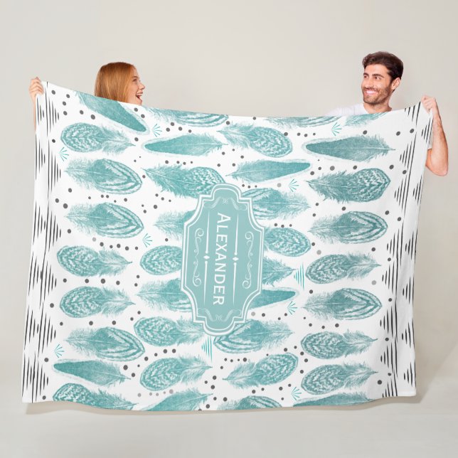 Cobertor De Velo Padrão de Abstrato moderno do Boys Room (In Situ)