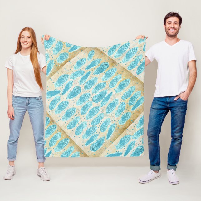 Cobertor De Velo Padrão de Abstrato moderno do Boys Room (In Situ)