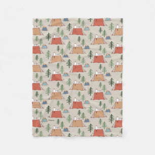 Cobertor De Velo Padrão de acampamento Snoopy & Woodstock Go