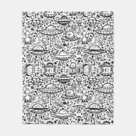 Cobertor De Velo Padrão de alienígena