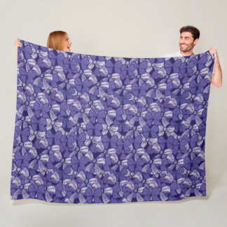 Cobertor De Velo Padrão de Arco Roxo Elegante