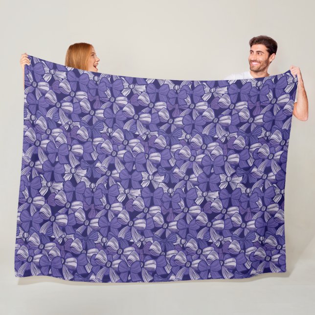 Cobertor De Velo Padrão de Arco Roxo Elegante (In Situ)