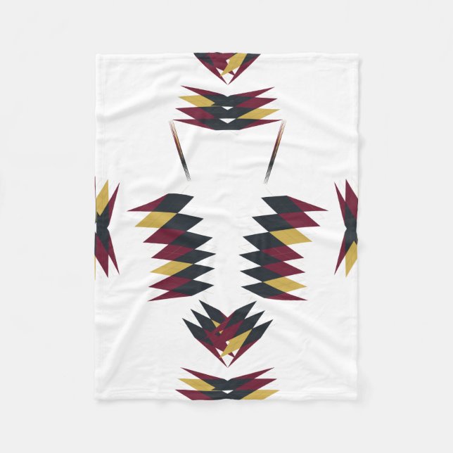 Cobertor De Velo Padrão de Arte Nativa do Sudoeste (Frente)