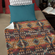 Padrão de Arte Tribal Vermelho Vermelho Vermelho C