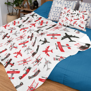 Cobertor De Velo Padrão de Avião Militar da Segunda Guerra Mundial,