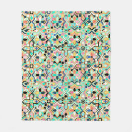 Cobertor De Velo Padrão de Azulejo marroquino brilhante