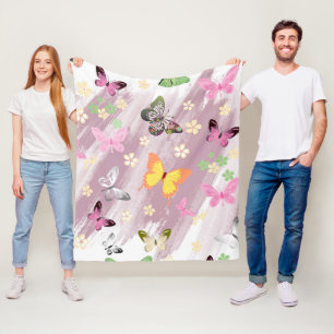 Cobertor De Velo Padrão de borboleta 7