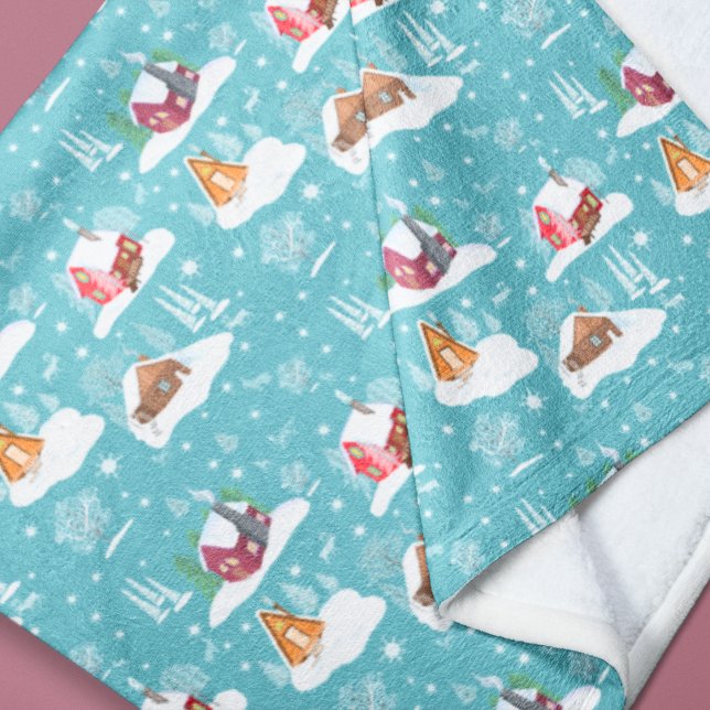 Cobertor De Velo Padrão de Cabina Cozy de inverno (Criador carregado)