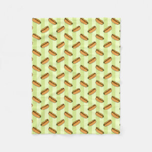 Cobertor De Velo Padrão de Cachorro Quente