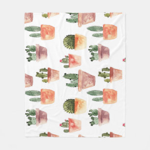 Cobertor De Velo Padrão de Cactus Propulso Verde