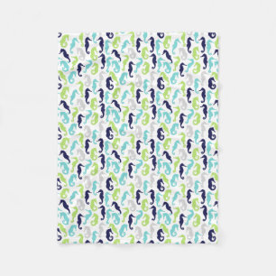 Cobertor De Velo Padrão de Cavalos-marinhos