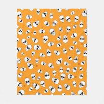 Padrão de Caveiras de Halloween