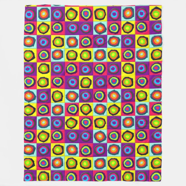 Cobertor De Velo padrão de círculos (Frente)