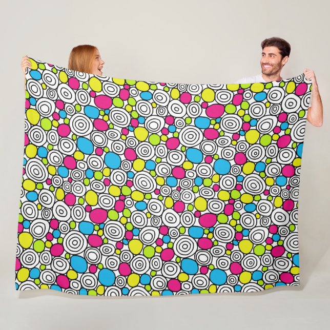 Cobertor De Velo Padrão de Círculos 210819 - Cores 01 (In Situ)