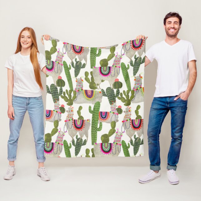 Cobertor De Velo Padrão de Coleção de Llamarama (In Situ)