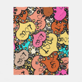 Cobertor De Velo Padrão de colheita sutil com minúsculo cor de lara