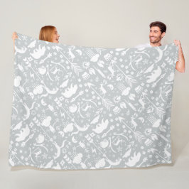 Cobertor De Velo Padrão De Criação Do Urso Rústico Raposo Raposo Ra