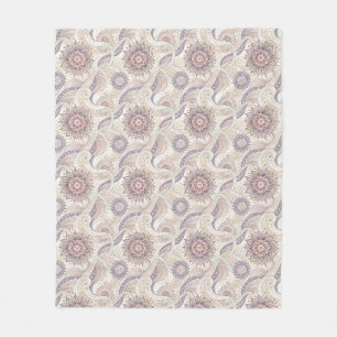 Cobertor De Velo Padrão de Design Espiritual Mandala Floral Boho
