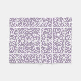 Cobertor De Velo padrão de deslocamento de lavanda