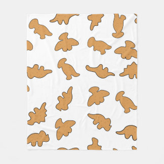 Cobertor De Velo Padrão de Dino Nuggets