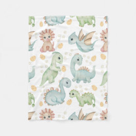 Cobertor De Velo padrão de dinossauro