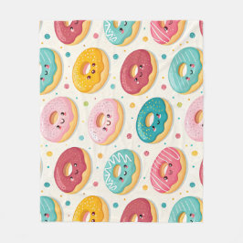 Cobertor De Velo Padrão de Donuts