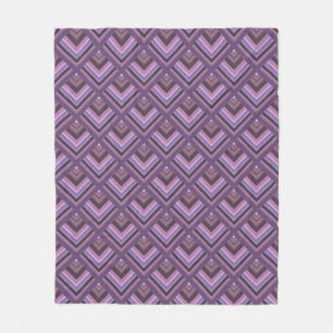 Cobertor De Velo Padrão de escala de faixas Mauve