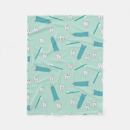 Cobertor De Velo Padrão de escova de dentes da pasta de dentes de d