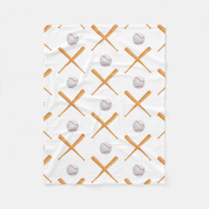 Cobertor De Velo Padrão de esportes de beisebol em bateria