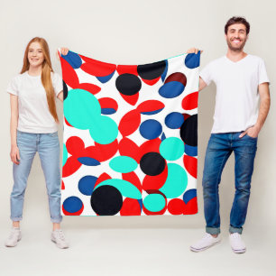 Cobertor De Velo Padrão de Estilo de Reprodução Dinâmica de Cores