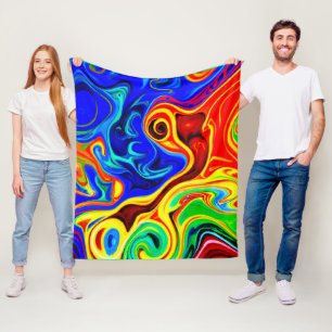 Cobertor De Velo Padrão de estilo vívido