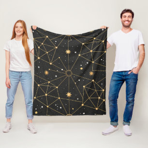 Cobertor De Velo Padrão de Estrelas da Constelação Celeste (3)