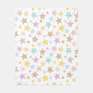 Cobertor De Velo Padrão de Estrelas Desenhadas