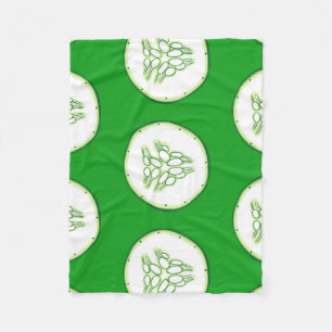 Cobertor De Velo Padrão de fatias de pepino