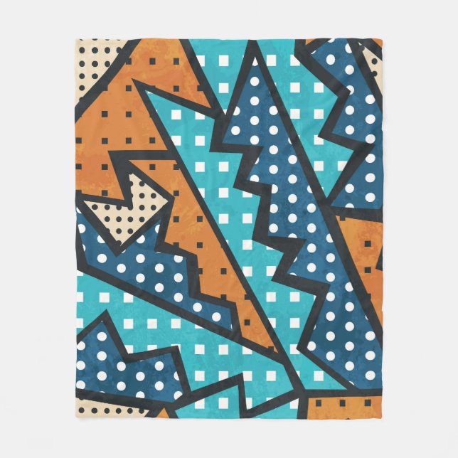 Cobertor De Velo Padrão de fechamento da vinheta do efeito de grada (Frente)