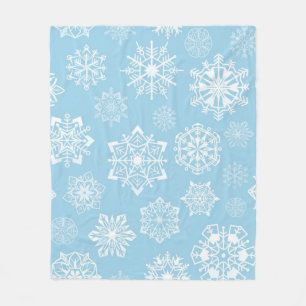 Cobertor De Velo Padrão de floco de neve	
