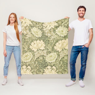 Cobertor De Velo Padrão de Flor Chrysanthemum (por William Morris)