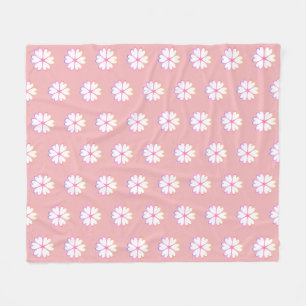 Cobertor De Velo Padrão de Flor de Coração Branco Elegante Ipanema