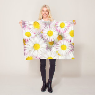 Cobertor De Velo Padrão de Flor Roxo Rosa