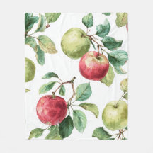 Padrão de Fruta de Maçã Verde Vermelha Russo de Aq