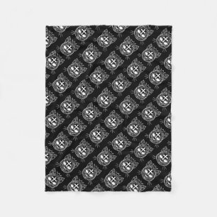 Cobertor De Velo Padrão de gatinhos do crânio do açúcar no estilo d