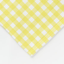 Padrão de Gingham Amarelo Pastel