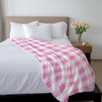 Padrão de Gingham Cor-de-Rosa