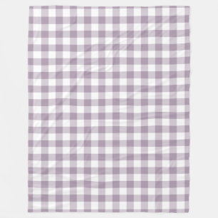Cobertor De Velo Padrão de Gingham Roxo
