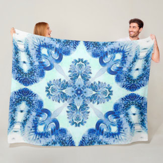 Cobertor De Velo Padrão de Grunge Cruzado do Guardian Angel Vintage