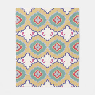 Cobertor De Velo Padrão de ikat chevron étnico tradicional