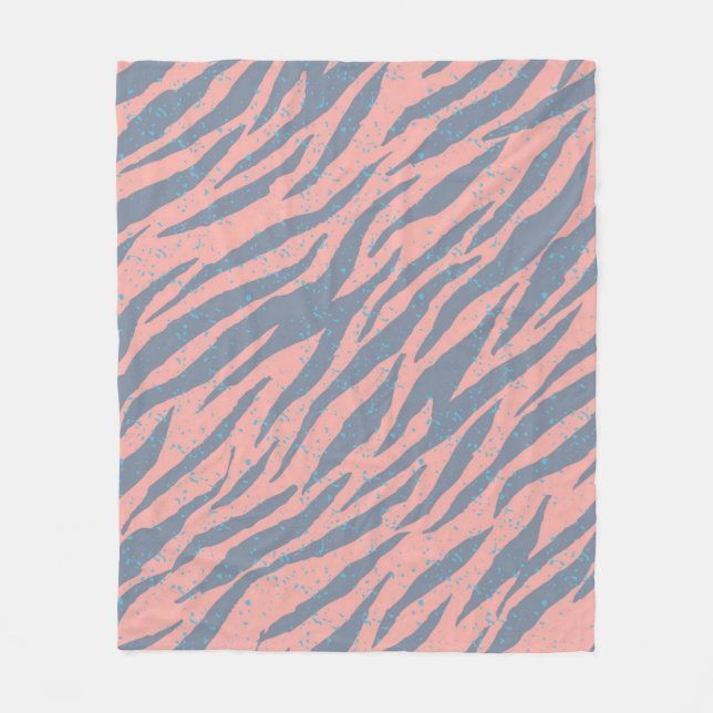 Cobertor De Velo Padrão de impressão animal (Frente)